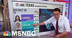 Kornacki Breaks Down The Democratic House Race Among Close Primaries In Texas