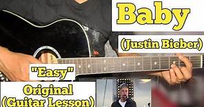 Baby - Justin Bieber | Guitar Lesson | Easy Chords | (Acoustic)