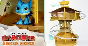 How To Build the Rescue Riders Roost Playset! 🐉 Dreamworks Dragons Toys for Kids