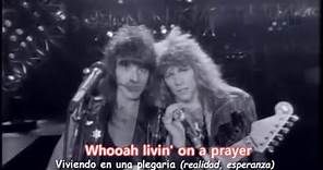 Bon Jovi - Livin' On A Prayer [Lyrics y Subtitulos en Español ...