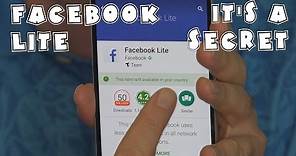 Facebook Lite- The Secret App | EpicReviewGuys in 4k CC