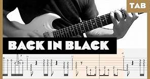 AC/DC - Back in Black - Guitar Tab | Lesson | Cover | Tutorial