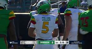 Quinton Williams throws across his body to Collier for first down | HBCU Legacy Bowl