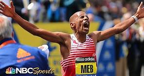 One year after the 2013 bombing, Meb Keflezighi wins the Boston Marathon for the USA | NBC Sports