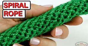 How to: Crochet SPIRAL ROPE - Easy and Detailed