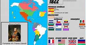 Latin American independence war Every Year (1810-1830)