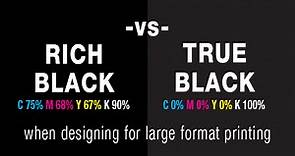Rich Black Settings for Large Format Printing - Production Prints Blog