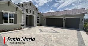 Medallion Homes - Santa Maria. Featured floor plan for Bradenton, Parrish & Sarasota