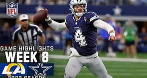 Los Angeles Rams vs. Dallas Cowboys Game Highlights | NFL 2023 Week 8