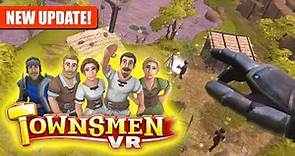 TOWNSMEN VR - Fantastic Medieval City Builder Game [2021/Oculus Quest 2 Gameplay]