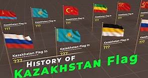 History of Kazakhstan Flag | Evolution of Kazakhstan flag | flags of the world |