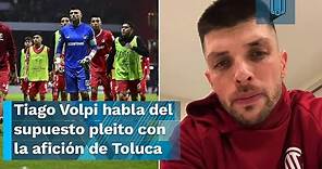 Tiago Volpi habla del supuesto pleito con la afición de Toluca