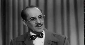 You Bet Your Life | Season 1 | Episode 21 | Door (1951) | Groucho Marx | George Fenneman