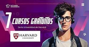 7 cursos gratuitos de la Universidad de Harvard