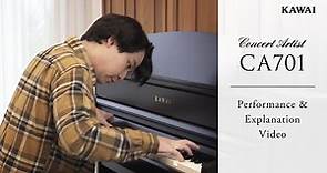 Kawai CA701 Digital Piano | Performance & Explanation Video - Polonaise in Ab major (Chopin)