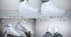 Nike Air Force 1 Mid White (review) - Unboxing & On Feet