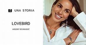 Parure LoveBird en argent 925 rhodié I Una Storia Bijoux