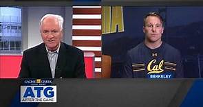 UC Berkeley running back Patrick Laird speaks to ABC7 News Sports Anchor Mike Shumann