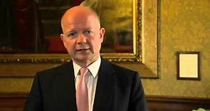 Foreign Secretary William Hague on Egypt