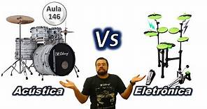 Bateria Eletrônica vs Acústica - guia pra te ajudar a escolher