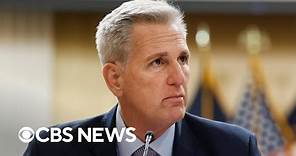 Why is Kevin McCarthy resigning from Congress?