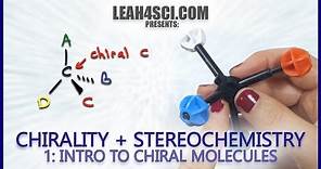 Introduction to Stereochemistry Enantiomers and Chiral Molecules by Leah Fisch