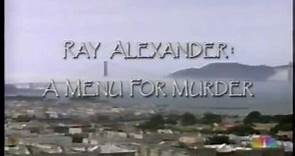 Ray Alexander: A Menu For Murder (Louis Gossett Jr. - NBC-TV Movie 3/20/95)