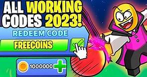 *NEW* ALL WORKING CODES FOR BLADE BALL 2023 OCTOBER! ROBLOX BLADE BALL CODES