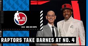 Scottie Barnes drafted by the Raptors with the No. 4 overall pick | NBA on ESPN