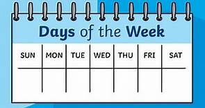 Days of the Week for Kids | What are the days of the week? | Twinkl USA