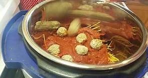 Pioneer Woman Instant Pot Spaghetti and Meatballs
