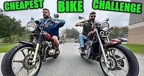 I Bought the cheapest under $1,000 Motorcycle: Challenge