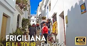 4K Walking Tour of Frigiliana, Andalucia - Full Tour in February 2022