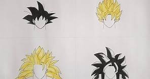 How To Draw Goku's Hair (Part 1) | Dragon Ball