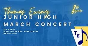 Thomas Ewing Jr. High 8th Grade Choir Concert 2021