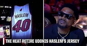 The Miami Heat retire Udonis Haslem's jersey 🫶 | NBA on ESPN