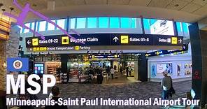 Minneapolis-Saint Paul International Airport - MSP - Terminal 1 Airport Tour