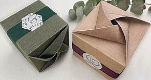 Gift Wrapping | 禮物盒包裝教學-包裝禮物設計 （正方型）