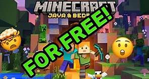 How to get Minecraft java or bedrock for free!