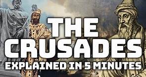 The Crusades Simplified - Crusades Explained in 5 Minutes