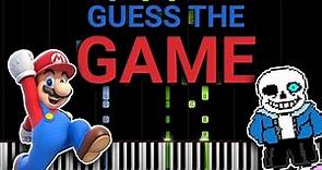 Do You Know These Video Games? (Piano Quiz - Part 1)