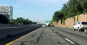 Middlesex Freeway (Interstate 287 Exits 47 to 39) southbound