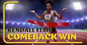 Kendall Ellis Makes CRAZY Comeback Win in 400m | Boston Grand Prix 2024