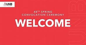UNB's 48th Spring Convocation