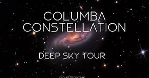 Columba Constellation Deep Sky Tour: Galaxies & Cluster