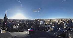 A Virtual Tour of Edinburgh from Camera Obscura, from day to night