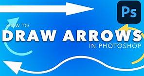 How To Create Arrows In Photoshop With ONE CLICK