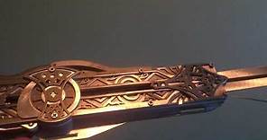 The Assassins creed hidden blade from eBay. Up close and personal.