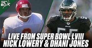 Live from Super Bowl LVIII - Day 2 | Nick Lowery, Dhani Jones, and more!