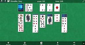Solitaire -classic Klondike - Easy level